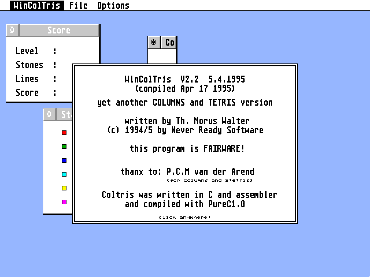WinColTris — screenshot 1